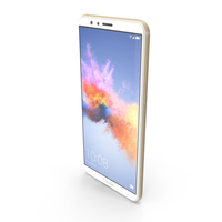 Huawei Honor 7X Gold PNG & PSD Images