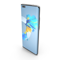 Huawei Mate 40 Pro Mystic Silver PNG & PSD Images