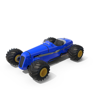 Blue Dragster Buggy Car PNG & PSD Images