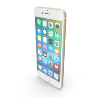 Apple iPhone 7 Plus Gold PNG和PSD图像