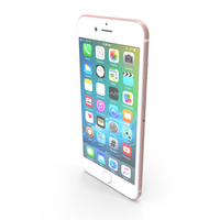 Apple iPhone 7 Plus Rose Gold PNG & PSD Images