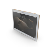 Luxurious Gold Huawei Mediapad M2 10.0 PNG & PSD Images