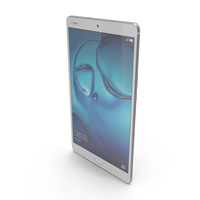 Huawei MediaPad M3 Silver PNG & PSD Images