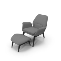 Lounge Chair Grey PNG & PSD Images