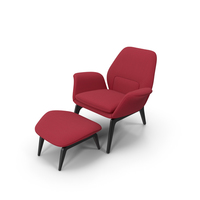 Lounge Chair Red PNG & PSD Images