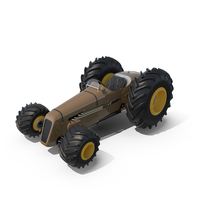 Sand Buggy With Big Back Wheel PNG & PSD Images