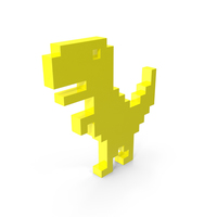 Yellow Offline Dinosaur PNG & PSD Images