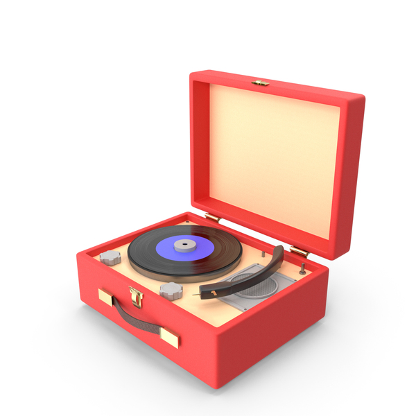 SIXTIES RECORD PLAYER PNG & PSD Images