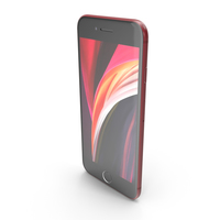 Apple iPhone SE (2020) Red PNG & PSD Images