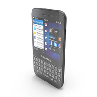 BlackBerry Q5 Black PNG & PSD Images