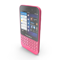 BlackBerry Q5 Pink PNG & PSD Images