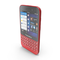BlackBerry Q5 Red PNG & PSD Images