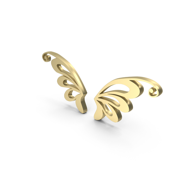 Bird Wings Gold PNG & PSD Images