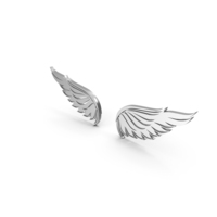 Bird Wings Design Silver PNG & PSD Images