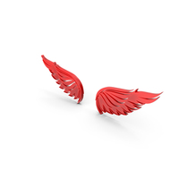 Bird Wings Design Red PNG & PSD Images