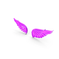 Purple Bird Wings Design PNG & PSD Images
