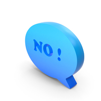 Bubble Cloud Chat Blue NO PNG & PSD Images