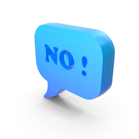 Speech Bubble Square Blue NO PNG & PSD Images