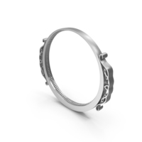 Frame Circle Valentine Silver PNG & PSD Images
