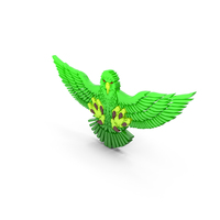 Green Eagle Wings Logo PNG & PSD Images