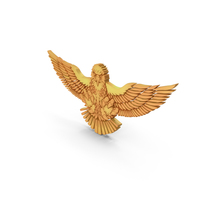 Brown Eagle Wings Logo PNG & PSD Images