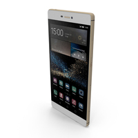Huawei P8 Prestige Gold PNG & PSD Images