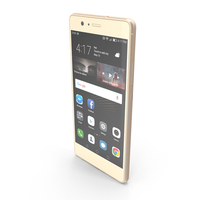 Huawei P9 Lite Gold PNG & PSD Images