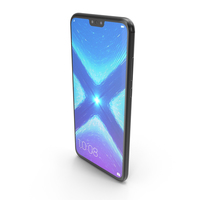 Honor 8X Black PNG & PSD Images