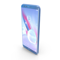 Honor 9 Lite Sapphire Blue PNG & PSD Images