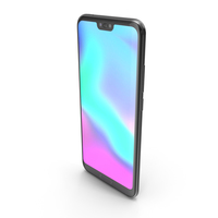Honor 10 Midnight Black PNG & PSD Images