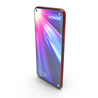 Honor View 20 Sapphire Red PNG & PSD Images