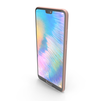 Huawei P20 Pink Gold PNG & PSD Images