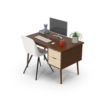 Camputer Desk Set PNG & PSD Images