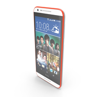 HTC Desire 620 Dual Sim Red PNG & PSD Images
