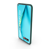 Huawei P40 Lite Emerald Green PNG & PSD Images