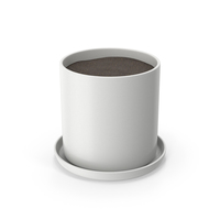 Plant Pot With Soil PNG & PSD Images