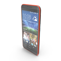 HTC Desire 820 Mini Red PNG & PSD Images