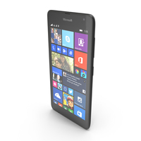 Microsoft Lumia 535 Black PNG & PSD Images