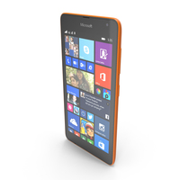 Microsoft Lumia 535 Orange PNG & PSD Images