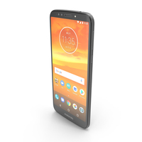 Motorola Moto E5 Plus Flash Gray PNG & PSD Images