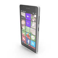 Microsoft Lumia 540 Dual SIM White PNG & PSD Images