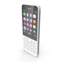 Nokia 230 White PNG & PSD Images
