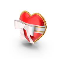 Heart And Ribbon PNG & PSD Images