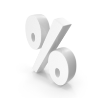 White Percentage Logo PNG & PSD Images