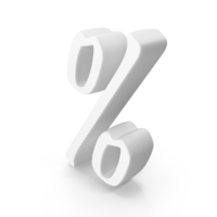 Percent Symbol White PNG & PSD Images