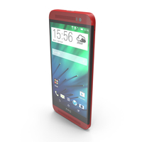 HTC One E8 Red PNG & PSD Images