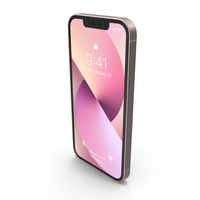 Apple iPhone 13 Mini Pink PNG & PSD Images