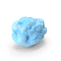 Blue Chewed Gum PNG & PSD Images
