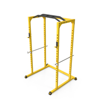 Bodycraft Power Rack Yellow PNG & PSD Images