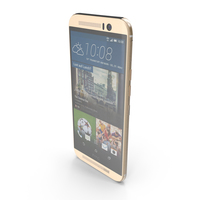 HTC One M9 Amber Gold PNG & PSD Images